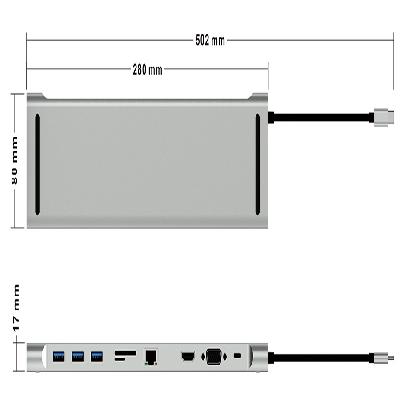 Type-C PD HUB 10 IN 1