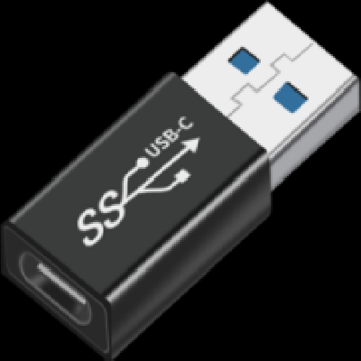 USB 3.0 A male to C female adapter 