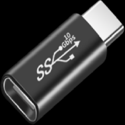 Type-C male to C female adapter 