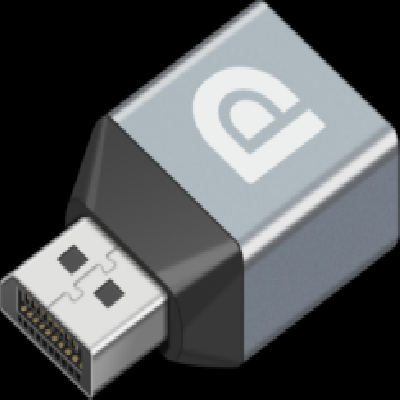 DP male to female adapter 