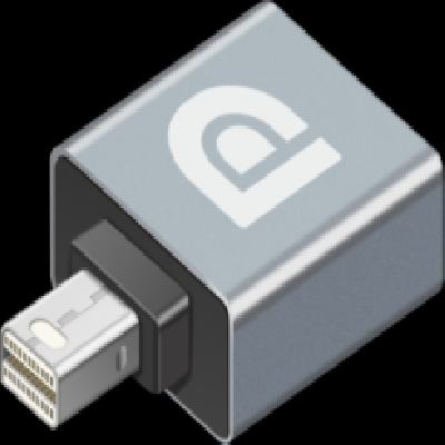 Mini DP male to DP female adapter 